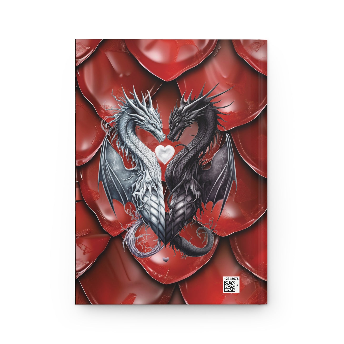 Blood Red Dragon Scales Hardcover Journal