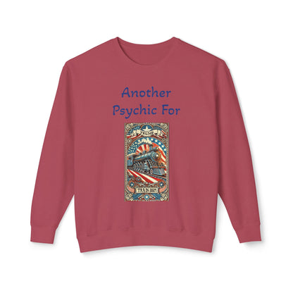 Another Psychic For Trump Political Unisex Lightweight Crewneck Sweatshirt