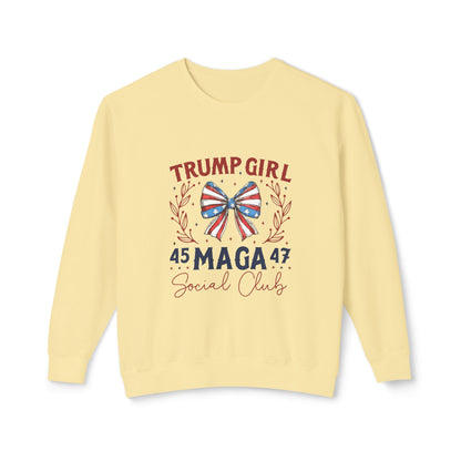 Trump Girl Social Club Lightweight Crewneck Sweatshirt