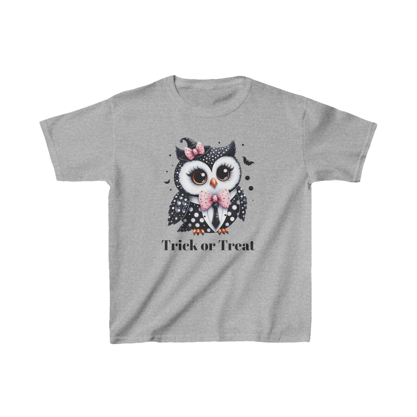 Kids Trick or Treat Owl Theme Heavy Cotton™ Tee