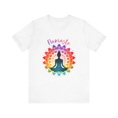 Namaste Yoga Lotus Short Sleeve Tee