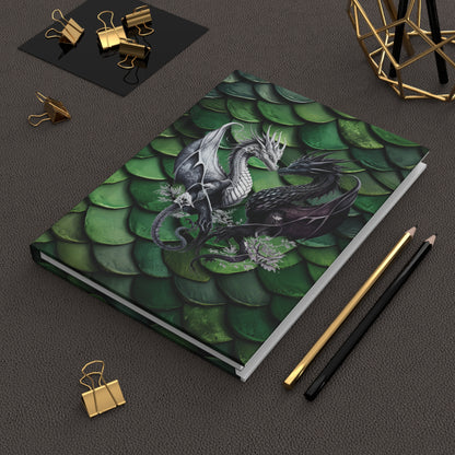 Forest Dragon Scales Hardcover Journal