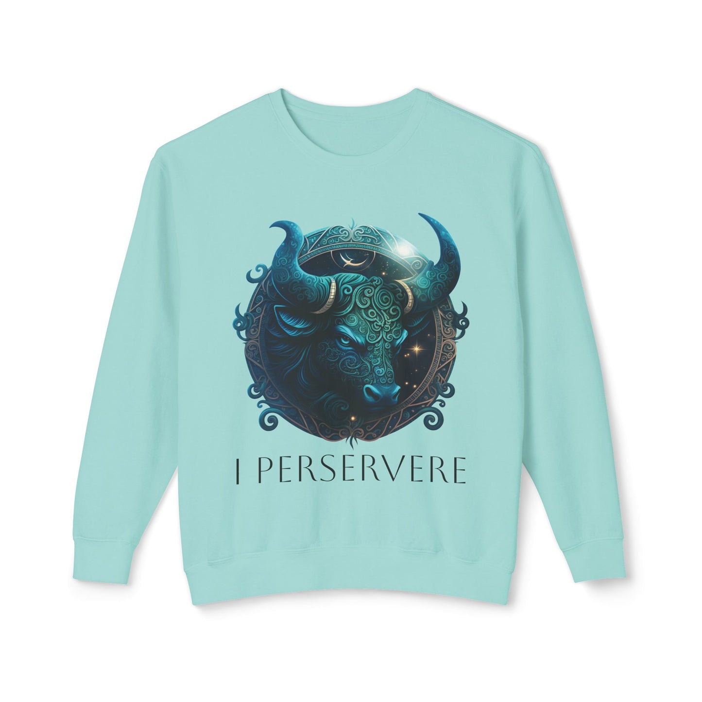 Taurus Vibes Unisex Lightweight Crewneck Sweatshirt