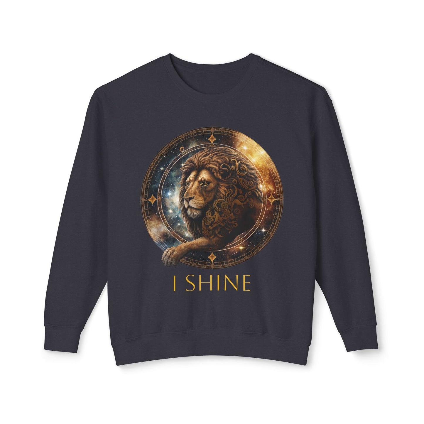 Leo Vibes Unisex Lightweight Crewneck Sweatshirt