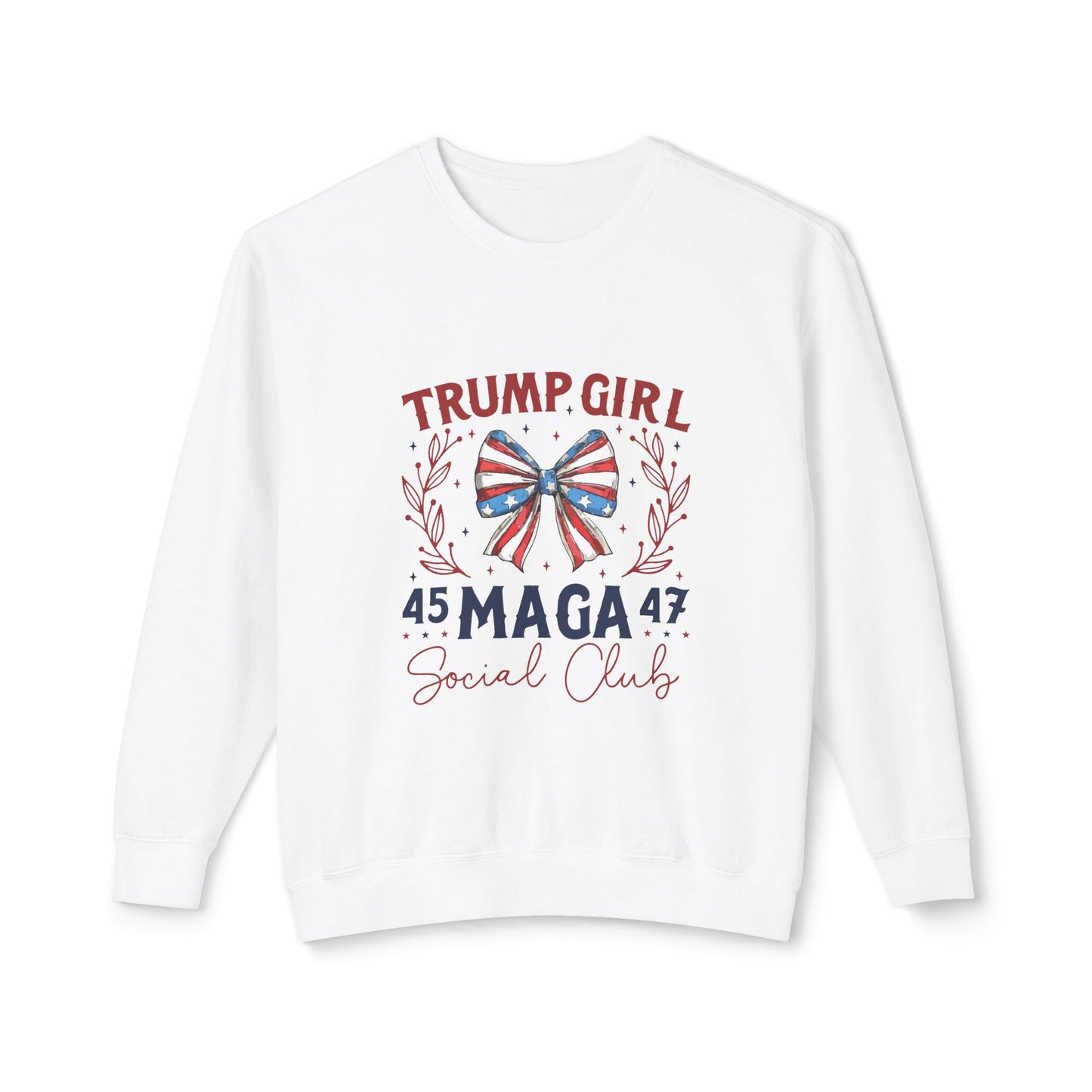 Trump Girl Social Club Lightweight Crewneck Sweatshirt