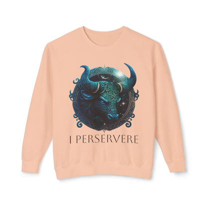 Taurus Vibes Unisex Lightweight Crewneck Sweatshirt