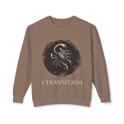 Scorpio Vibes Unisex Lightweight Crewneck Sweatshirt