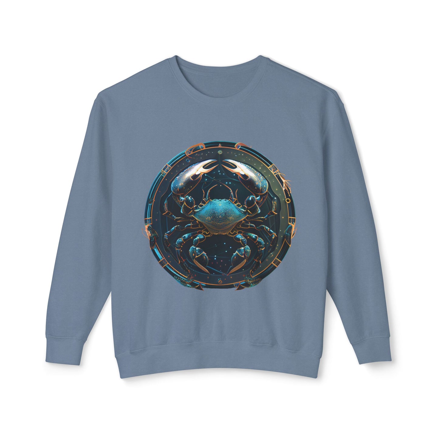 Cancer Vibes Unisex Lightweight Crewneck Sweatshirt