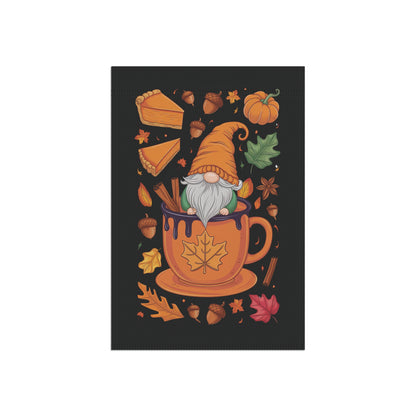 Whimsical Gnome Fall & Thanksgiving Garden & House Banner