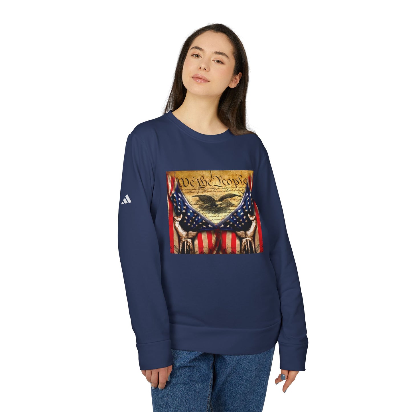 We The People Constitution 1776 Unisex Fleece Crewneck Sweatshirt