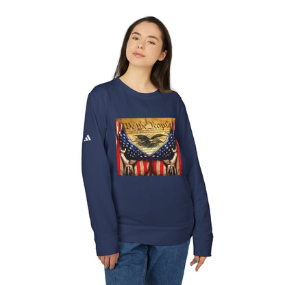 We The People Constitution 1776 Unisex Fleece Crewneck Sweatshirt