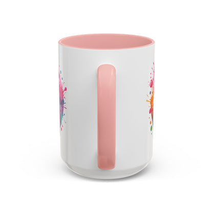 Vibrant Pink Ribbon Coffee or Tea Mug (11 or 15 oz)