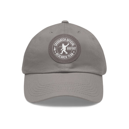 Sasquatch Official Bigfoot Research Team Hat with Faux Leather Patch