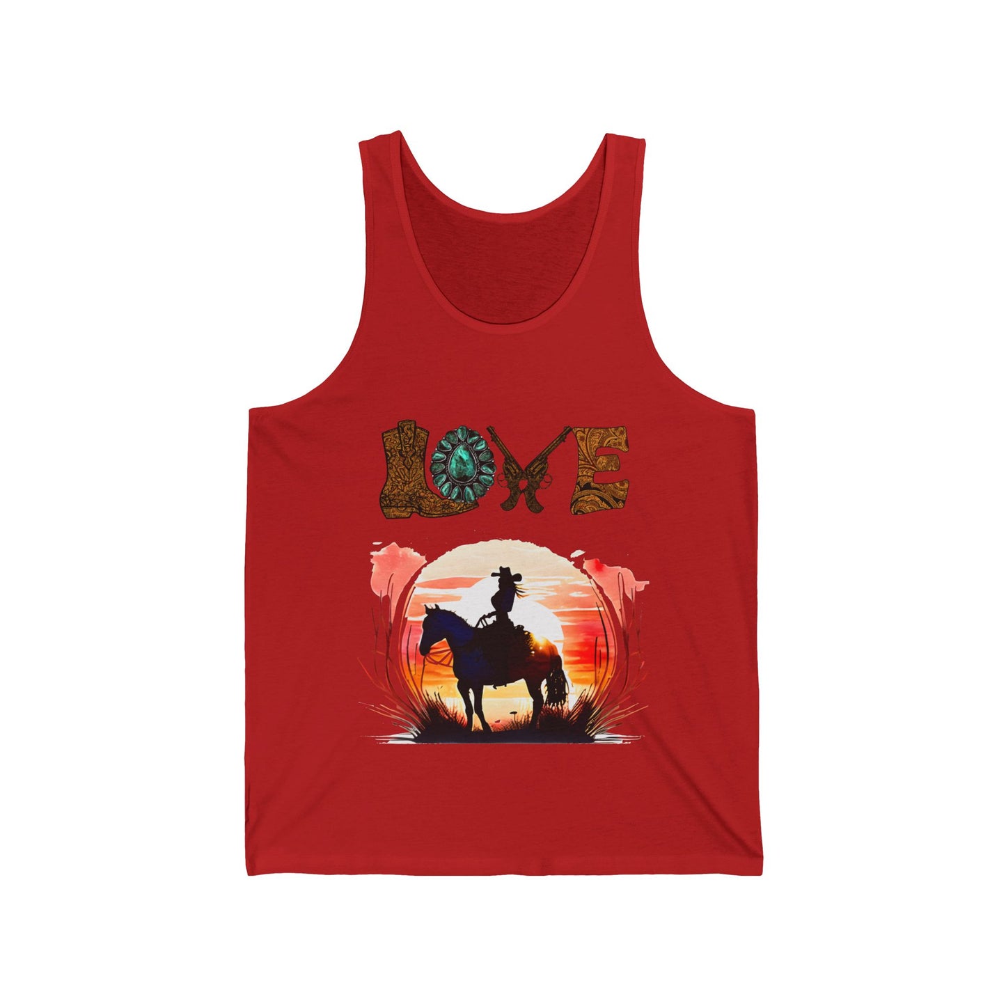 Western Cowgirl Wild Love Tank Top