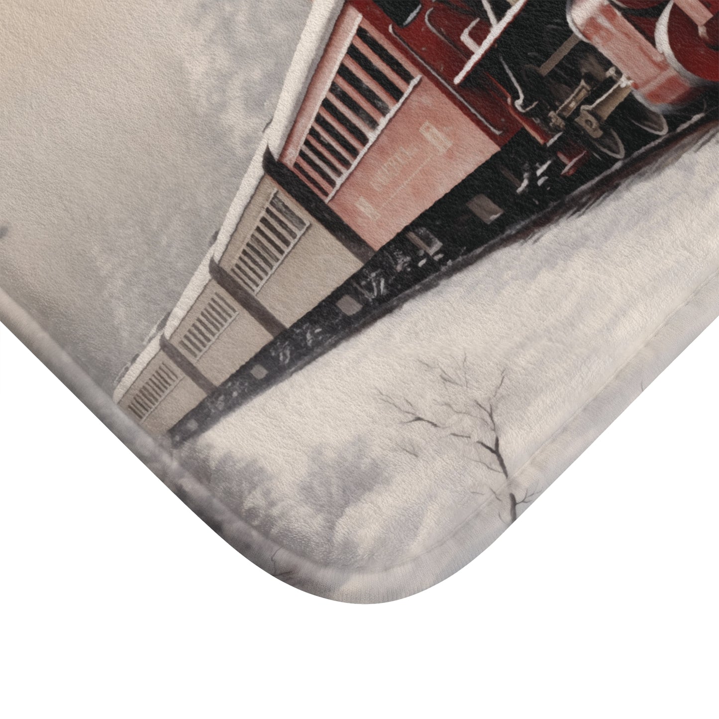 Christmas Express Train Bath Mat