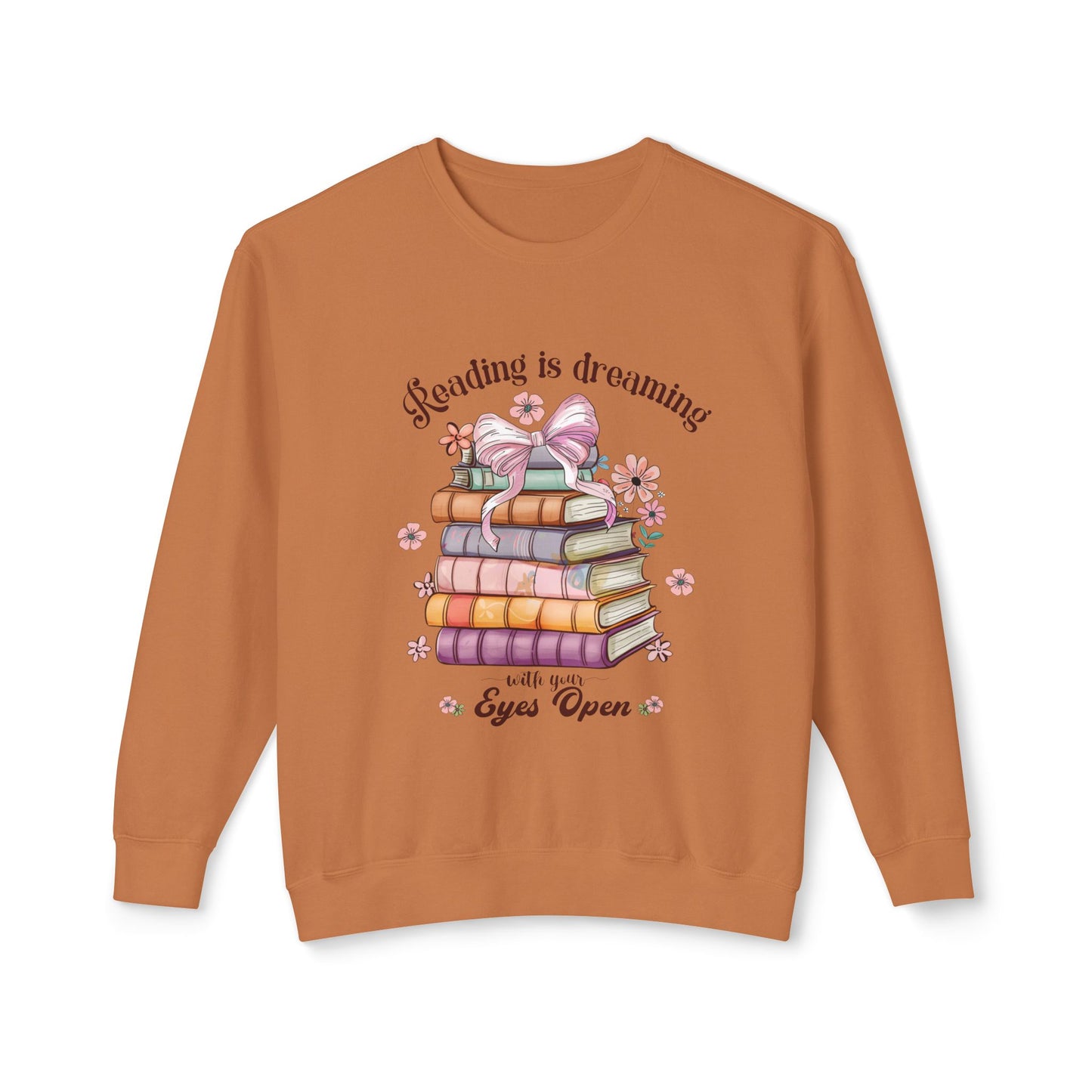 Reading is Dreaming Lightweight Crewneck Sweatshirt