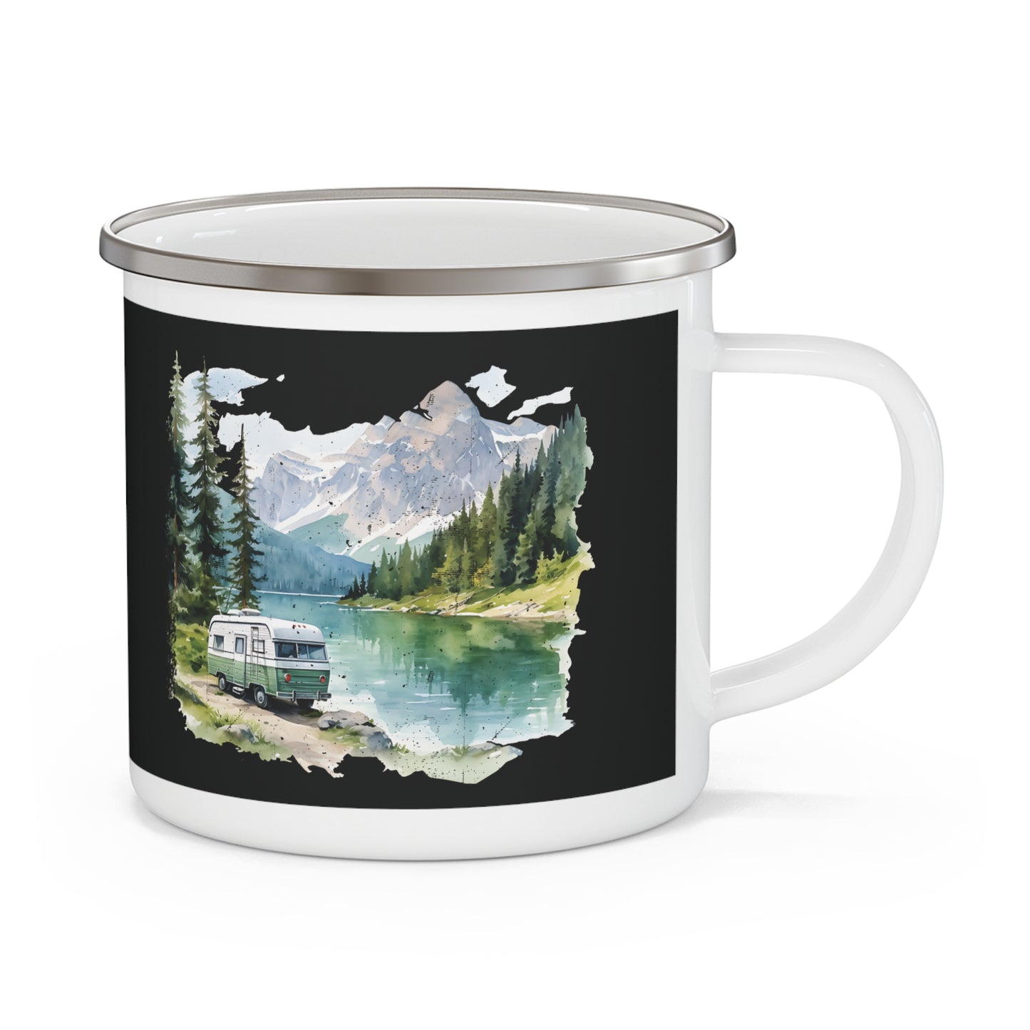 No City Nights Enamel Camping Mug