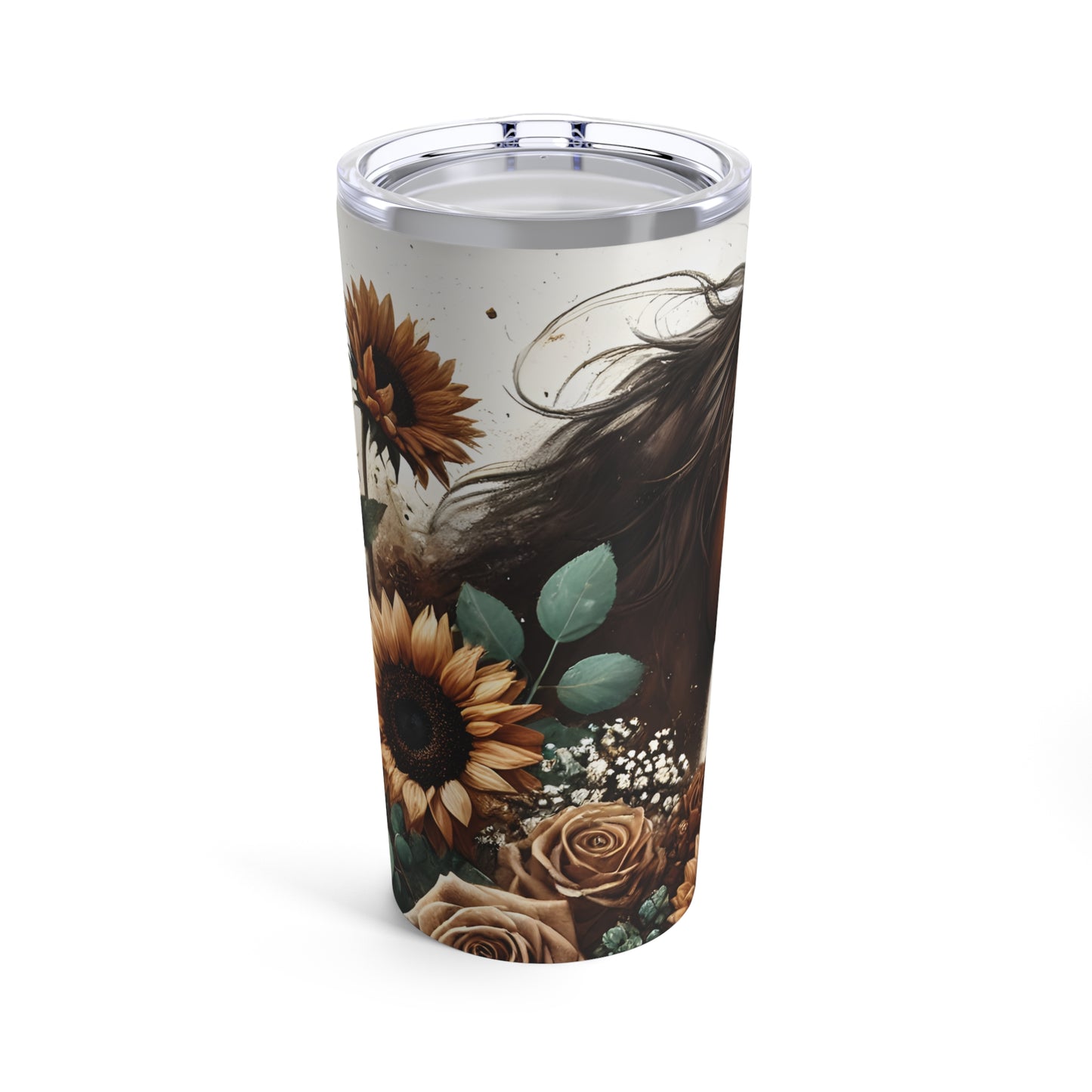 Sunflower Horse Tumbler 20oz