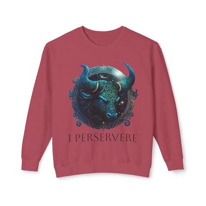 Taurus Vibes Unisex Lightweight Crewneck Sweatshirt