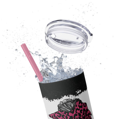 Support Squad You Are Not Alone Skinny Tumbler with Straw, 20oz