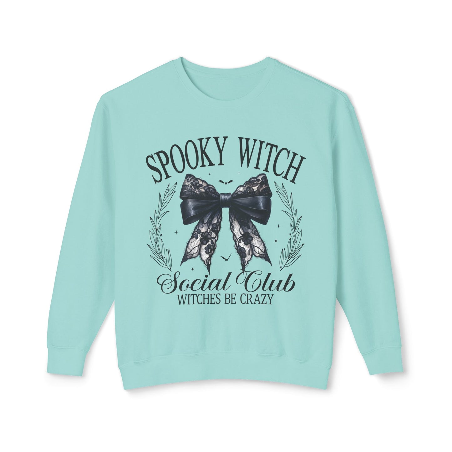 Spooky Witches Cocktail Club Lightweight Crewneck Sweatshirt