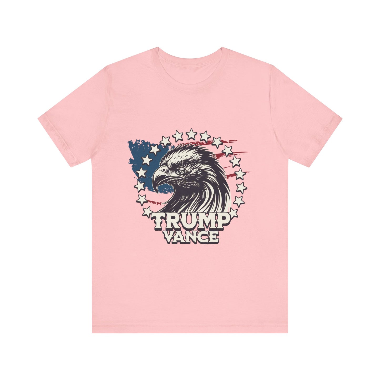 Trump Vance 2024 With Eagle Unisex Short Sleeve Tee