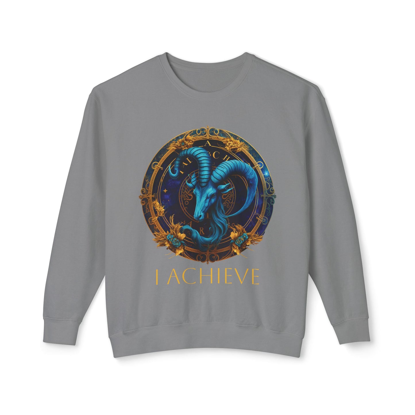 Capricorn Vibes Unisex Lightweight Crewneck Sweatshirt