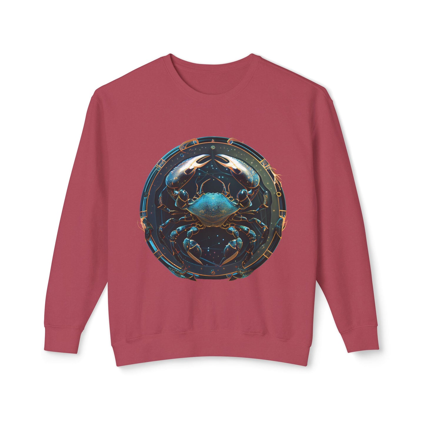 Cancer Vibes Unisex Lightweight Crewneck Sweatshirt