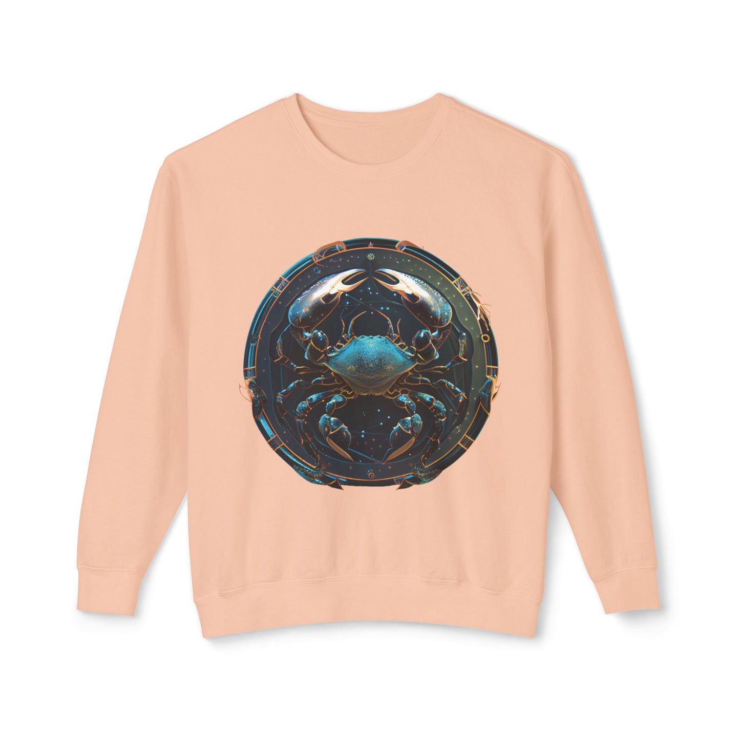 Cancer Vibes Unisex Lightweight Crewneck Sweatshirt