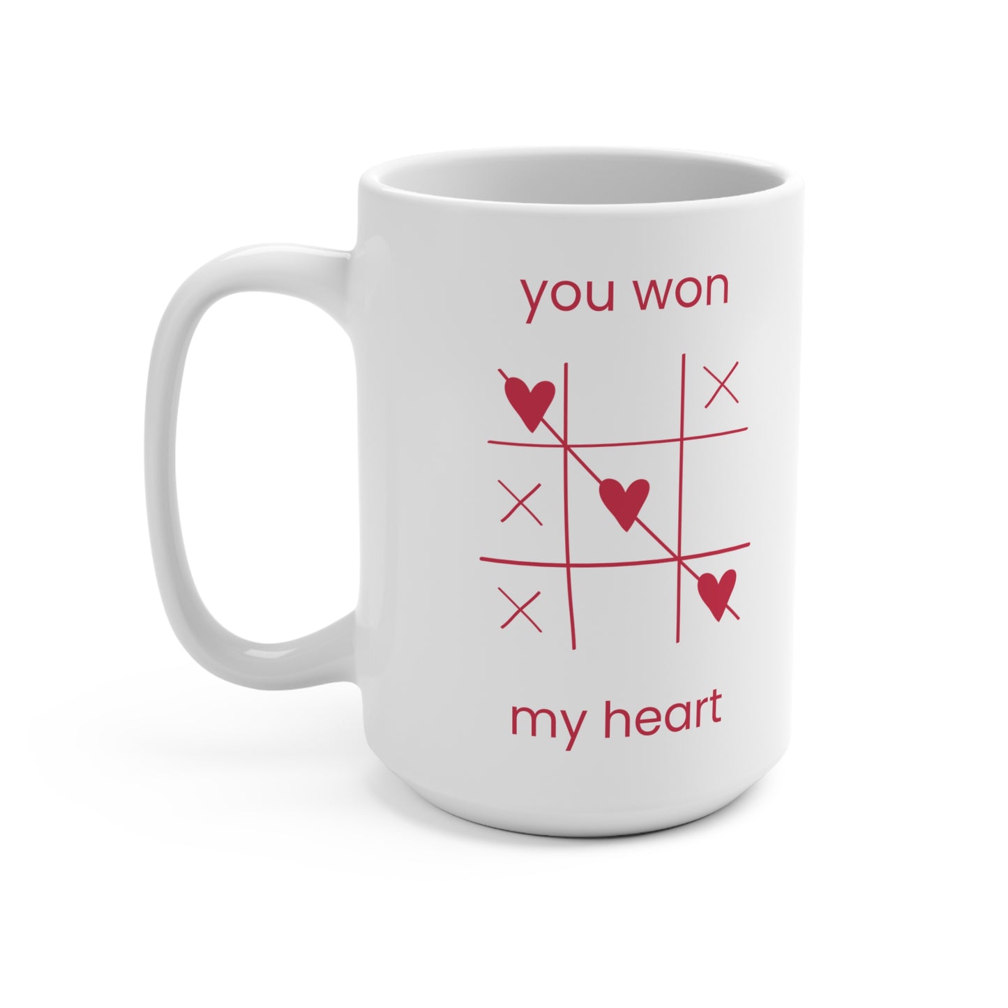 You Won My Heart Labrador Retriever Puppy Love Ceramic Mug 15oz