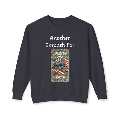 Another Empath For Trump Political Unisex Lightweight Crewneck Sweatshirt