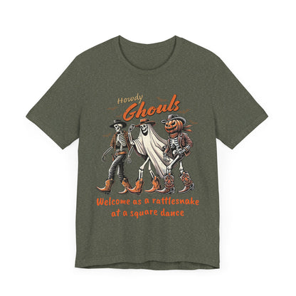 Western Howdy Ghouls Unisex Short Sleeve Tee