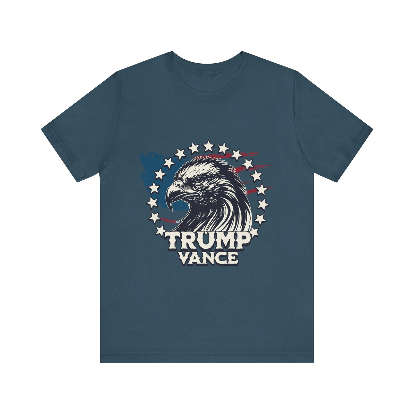 Trump Vance 2024 With Eagle Unisex Short Sleeve Tee