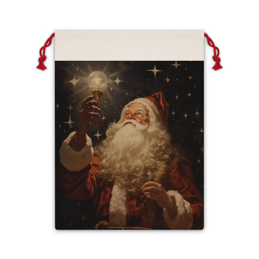 Enchanted Santa Christmas Gift Bag