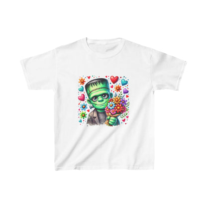 Kids Halloween Frankenstein Theme Heavy Cotton™ Tee