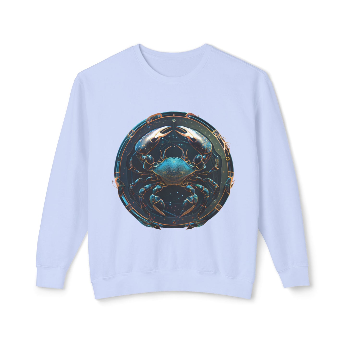 Cancer Vibes Unisex Lightweight Crewneck Sweatshirt