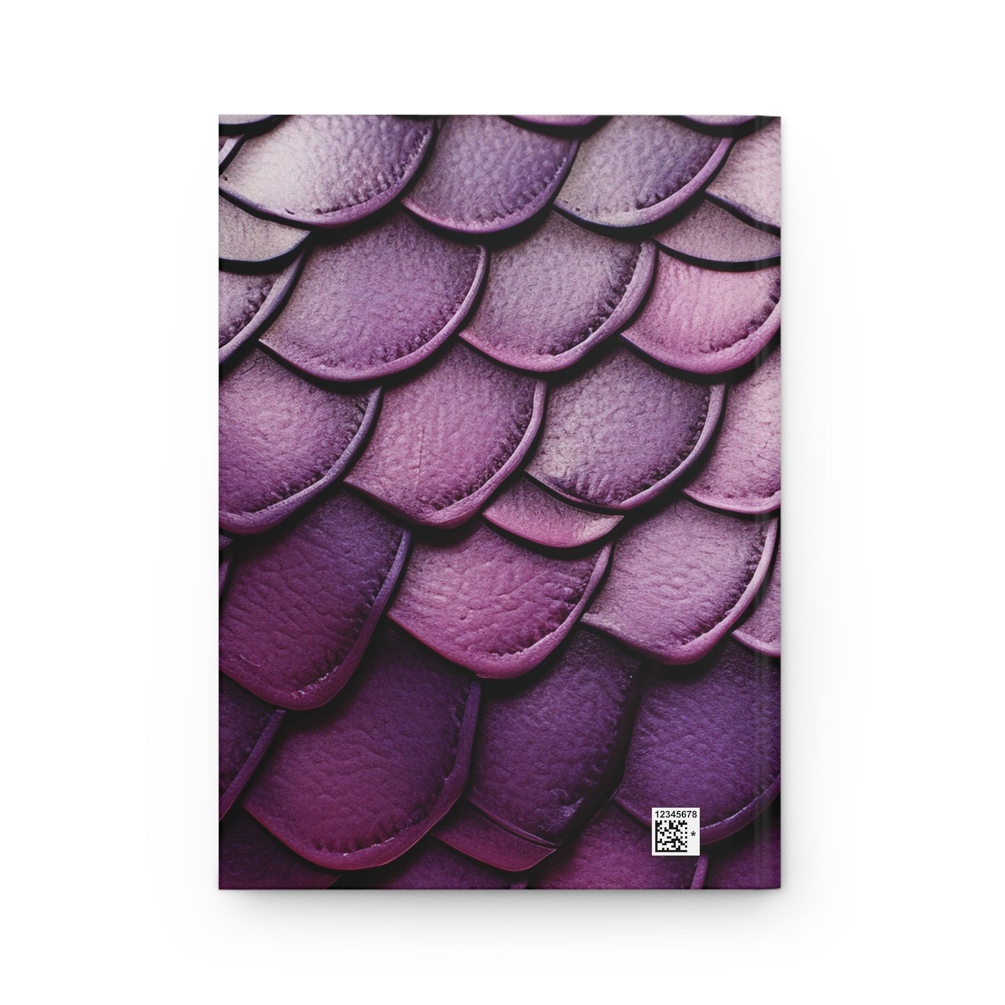 Shades of Violet Dragon Scales Hardcover Journal