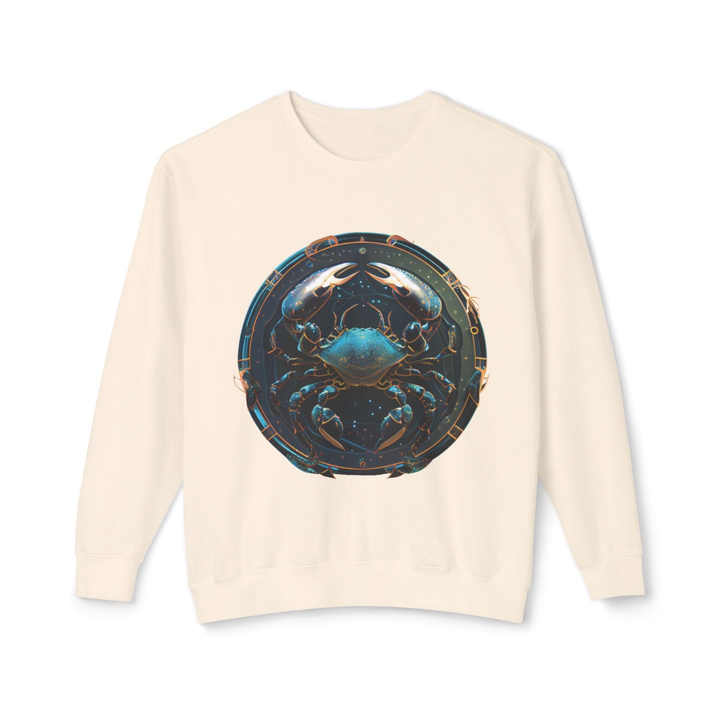 Cancer Vibes Unisex Lightweight Crewneck Sweatshirt