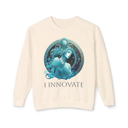 Aquarius Vibes Unisex Lightweight Crewneck Sweatshirt