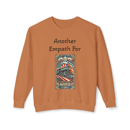 Another Empath For Trump Political Unisex Lightweight Crewneck Sweatshirt