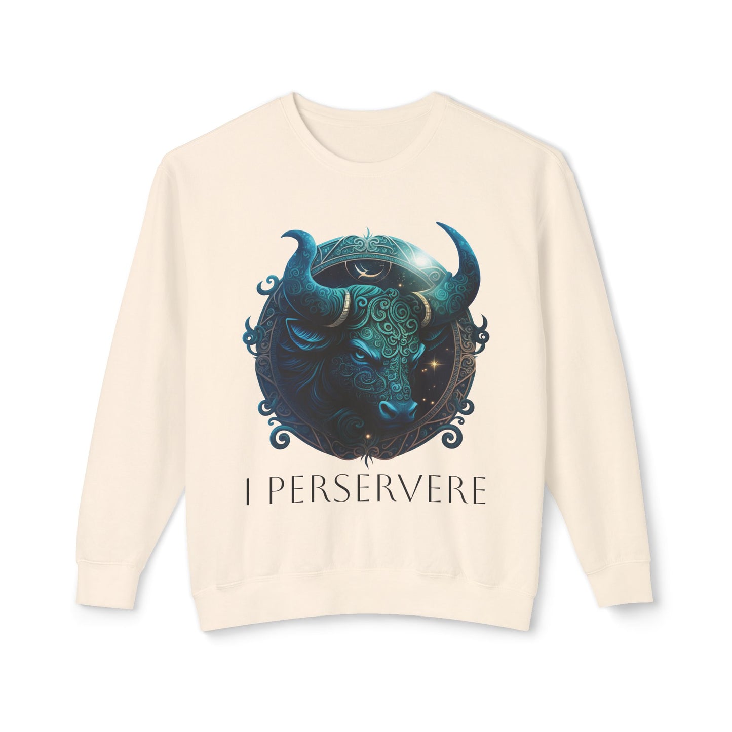 Taurus Vibes Unisex Lightweight Crewneck Sweatshirt