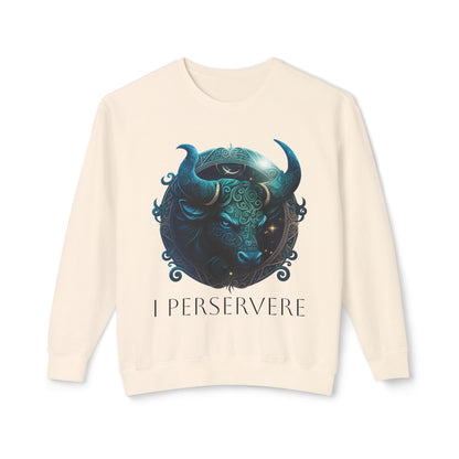 Taurus Vibes Unisex Lightweight Crewneck Sweatshirt