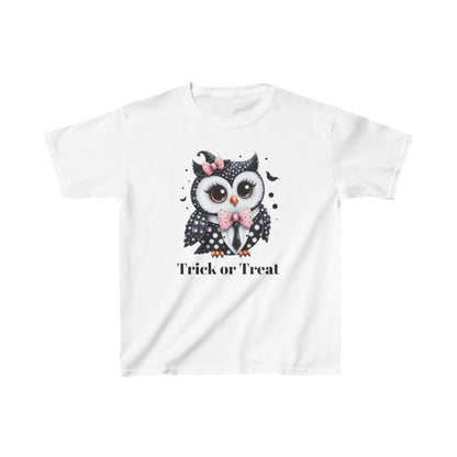 Kids Trick or Treat Owl Theme Heavy Cotton™ Tee