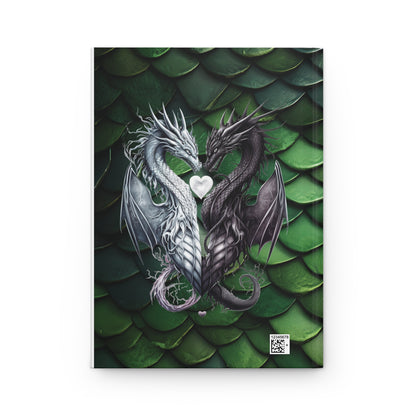 Forest Dragon Scales Hardcover Journal