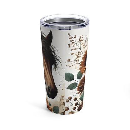 Sunflower Horse Tumbler 20oz