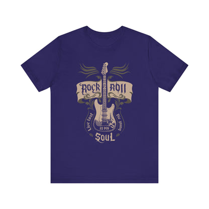 Rock & Roll Is My Soul Short Sleeve Tee