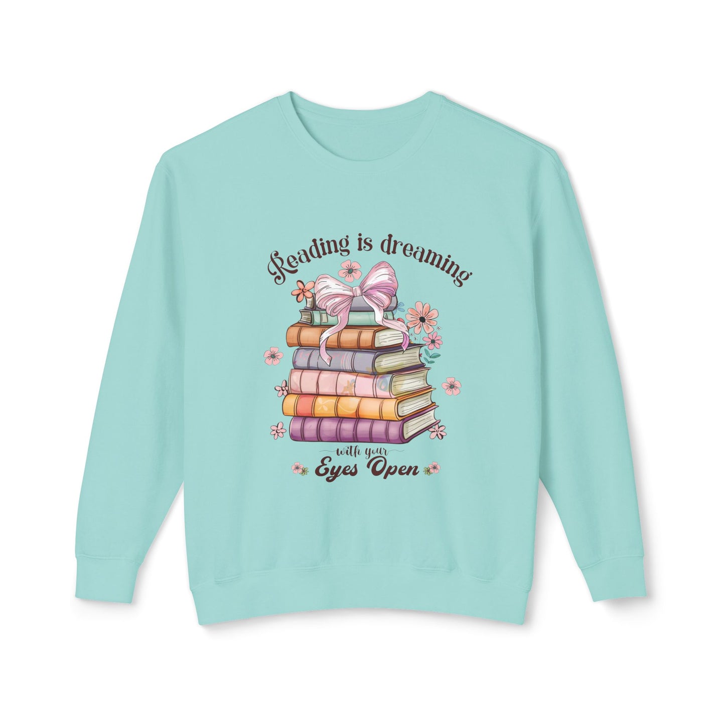 Reading is Dreaming Lightweight Crewneck Sweatshirt