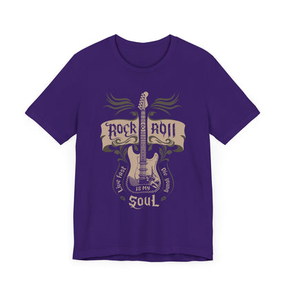 Rock & Roll Is My Soul Short Sleeve Tee