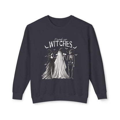 Drink Up Witches Unisex Lightweight Crewneck Sweatshirt