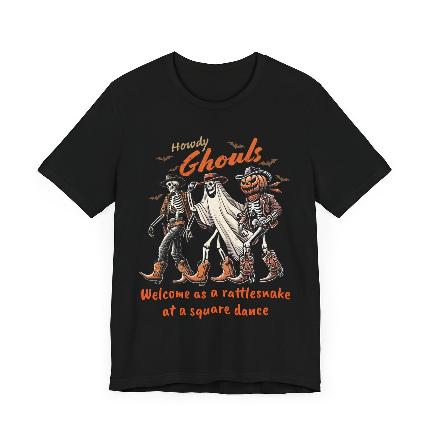 Western Howdy Ghouls Unisex Short Sleeve Tee